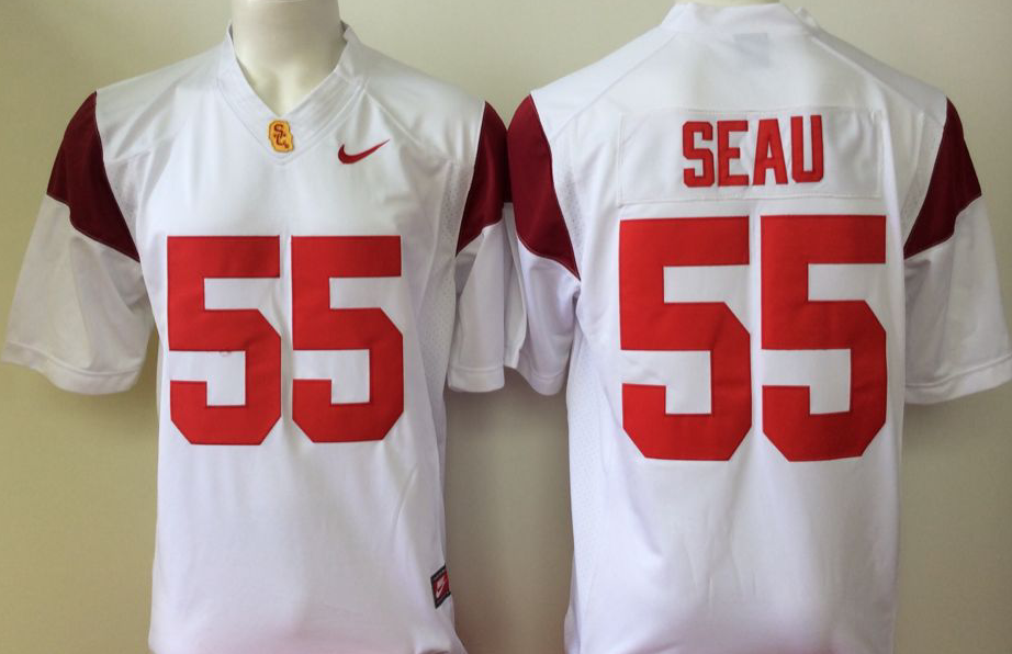 NCAA Men USC Trojans White 55 seau